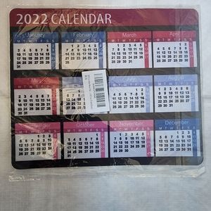 FREE with ANY PURCHASE - Mouse Pad - Calendar